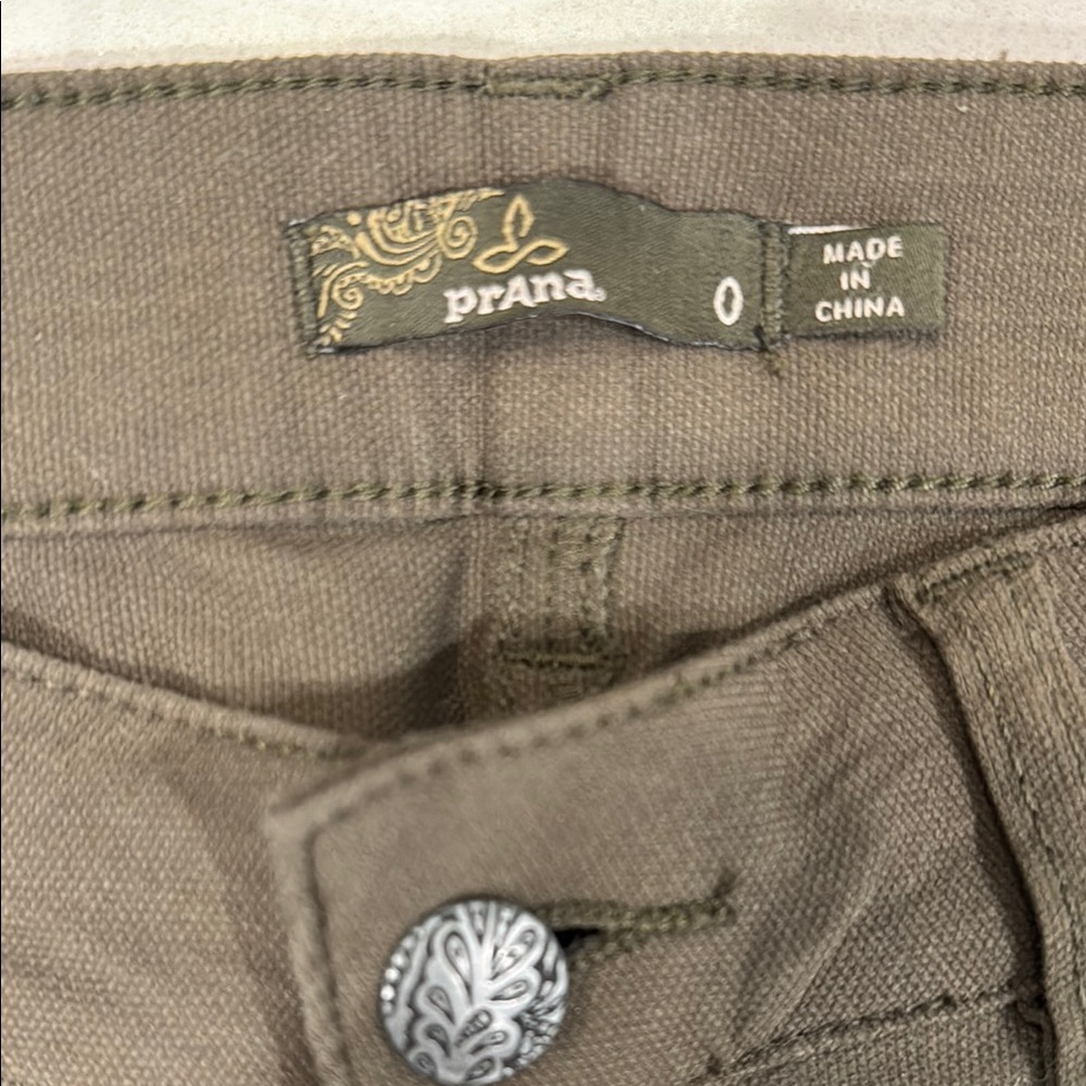Prana Olive Green jeans
